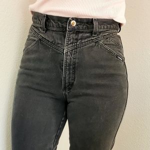 Vintage Rockies Black Ultra High Rise Western Jean